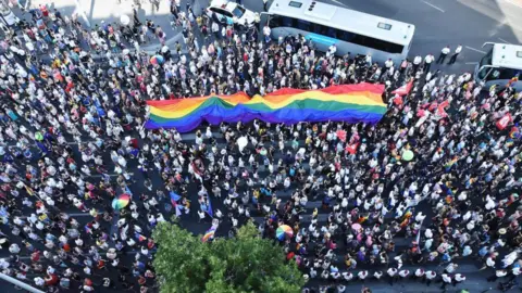 Getty Images Budapest Pride March in 2019