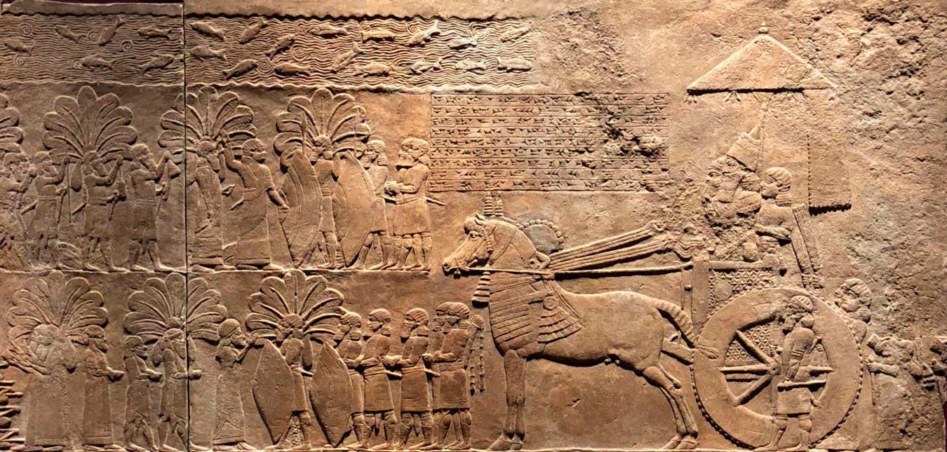 10. Regalia presented to Ashurbanipal