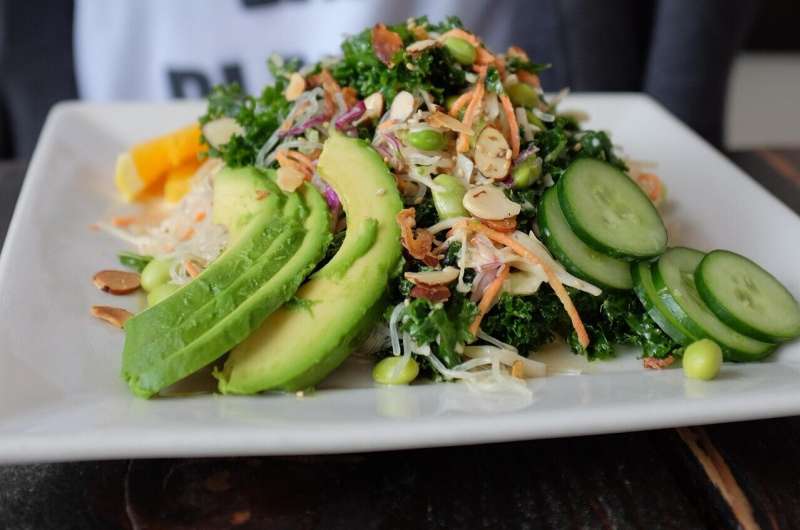 salad with avocado