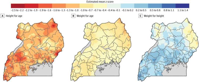 Rainfall and drought linked to childhood growth outcomes in Uganda