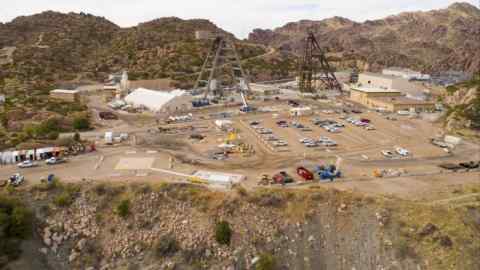 Resolution copper mine in Arizona